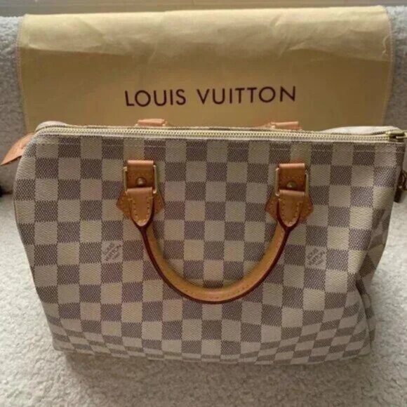 Louis Vuitton Handbags - Louis Vuitton Checkered Creamand Tan Tote